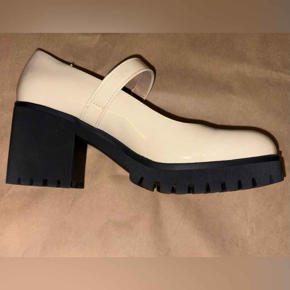 Sun + Stone, Cream, Chunky, Mary Jane, Platform Shoes - Picture 5 of 12